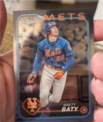 2024 Topps Chrome #17 Brett Baty — front