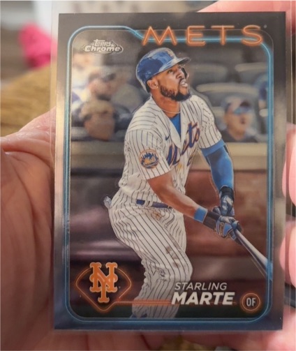 2024 Topps Chrome #257 Starling Marte — front