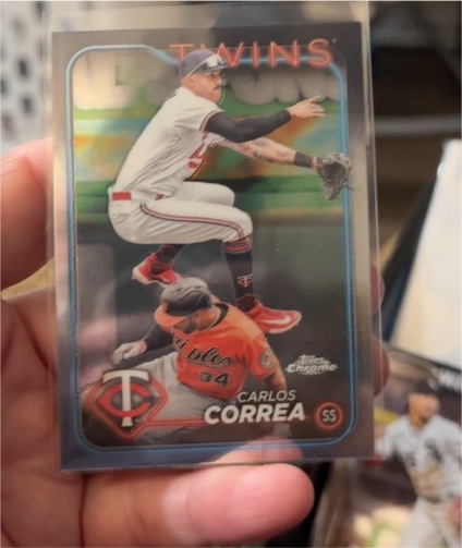 2024 Topps Chrome #156 Carlos Correa — front
