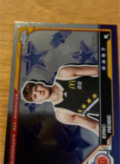 2025 Topps Chrome McDonald's All American #6 Eric Reibe — front