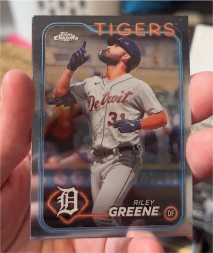2024 Topps Chrome #101 Riley Greene — front