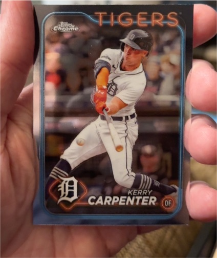 2024 Topps Chrome #196 Kerry Carpenter — front