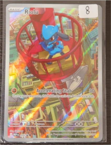 2025 Pokémon #010 Riolu Mega Evolution Promo — front
