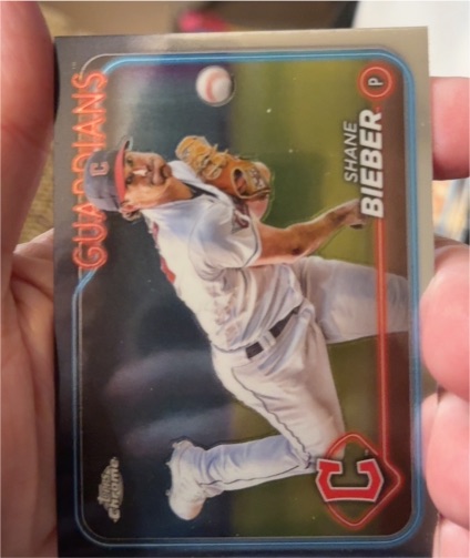 2024 Topps Chrome #149 Shane Bieber — front