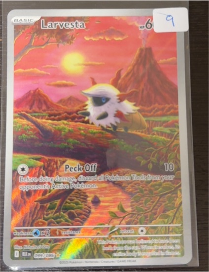2025 Pokémon TCG #099 Larvesta — front