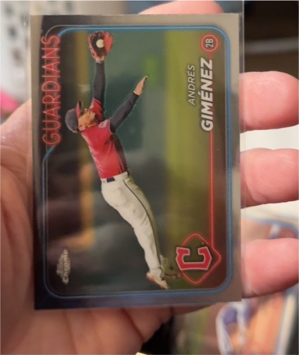 2024 Topps Chrome #259 Andrés Giménez — front