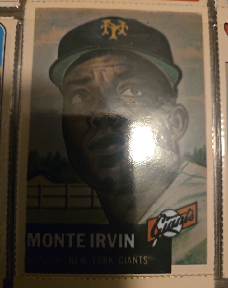 1953 Topps #62 Monte Irvin — front