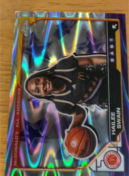 2025 Topps Chrome McDonald's All American #57 Hailee Swain — front