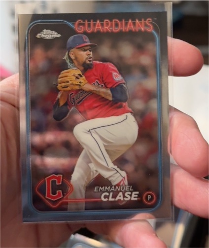 2024 Topps Chrome #166 Emmanuel Clase — front