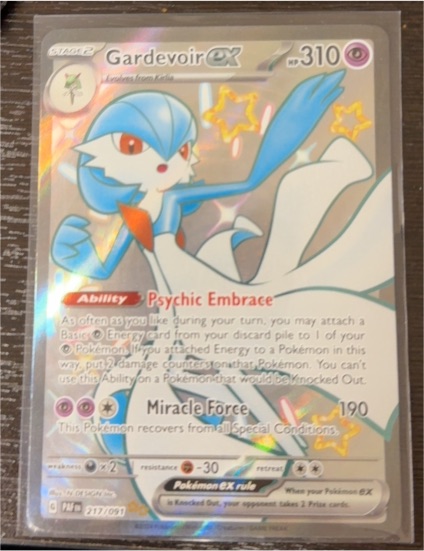 2022 Pokémon SV Paldean Fates #217/091 Gardevoir ex — front