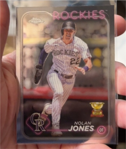 2024 Topps Chrome #240 Nolan Jones — front