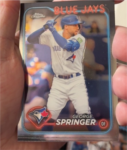 2024 Topps Chrome #134 George Springer — front