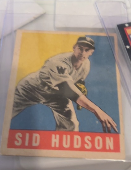 1948 Leaf #84 Sid Hudson — front