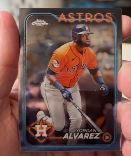 2024 Topps Chrome #170 Yordan Alvarez — front