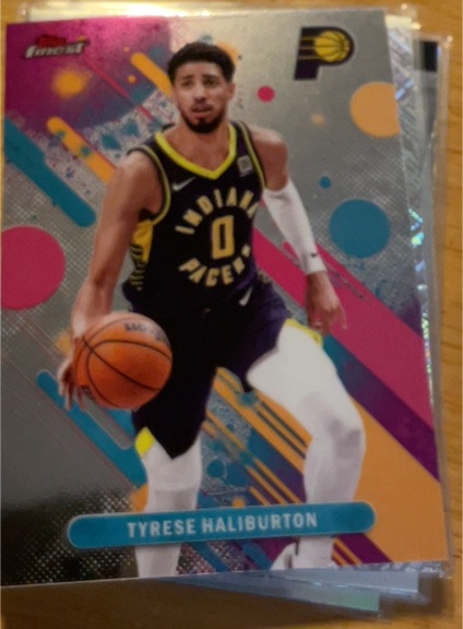 2025-26 Topps Finest #40 Tyrese Haliburton — front