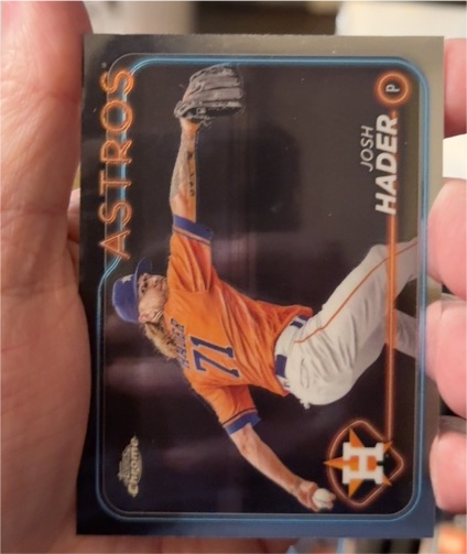 2024 Topps Chrome #162 Josh Hader Houston Astros — front