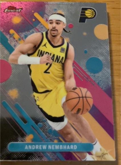 2025-26 Topps Finest #242 Andrew Nembhard — front