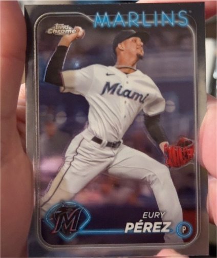 2024 Topps Chrome #6 Eury Perez — front