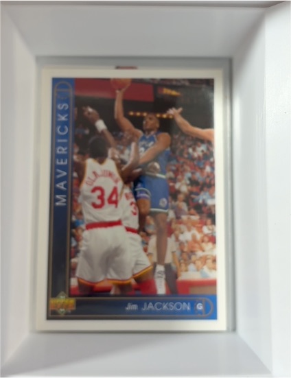 1993-94 Upper Deck #24 Jim Jackson Dallas Mavericks — front