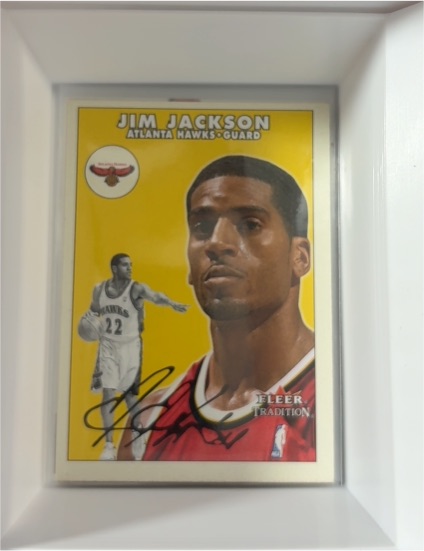 2000-01 Fleer Tradition #18 Jim Jackson — front