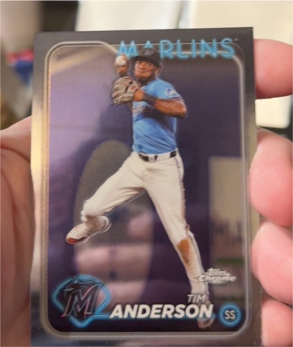 2024 Topps Chrome #204 Tim Anderson — front