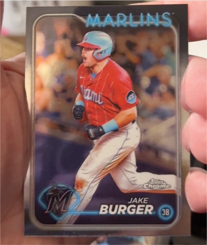 2024 Topps Chrome #108 Jake Burger — front