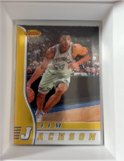 1996-97 Bowman's Best #24 Jim Jackson — front