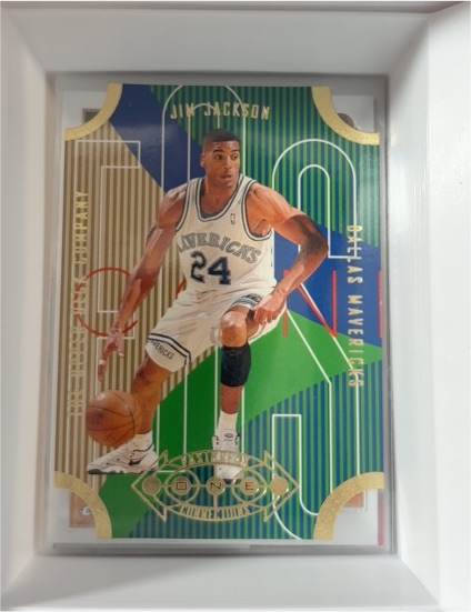 1996 Upper Deck Fast Break Connections #FB1 Jim Jackson — front