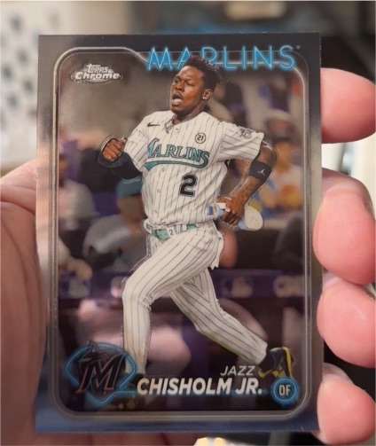 2024 Topps Chrome #70 Jazz Chisholm Jr. — front