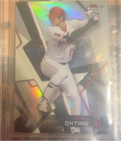 2018 Topps Finest #100 Shohei Ohtani — front