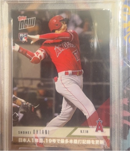 2018 Topps Now #53J Shohei Ohtani — front