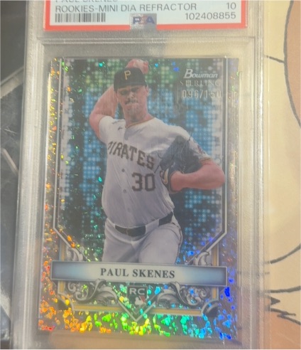 2024 Bowman Sterling #BSR-30 Paul Skenes — front