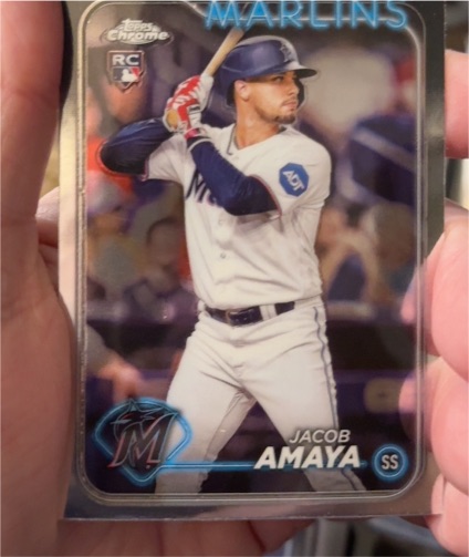 2024 Topps Chrome #92 Jacob Amaya — front