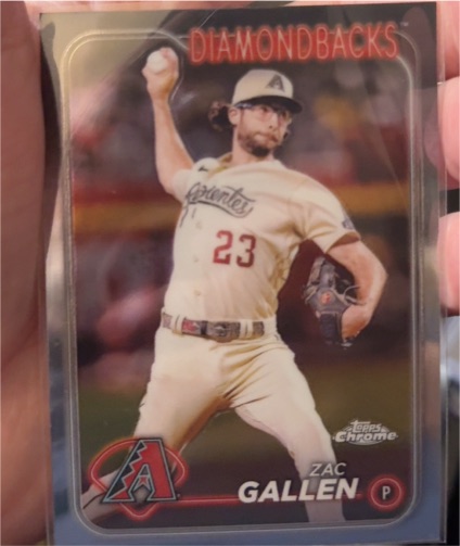 2024 Topps Chrome #147 Zac Gallen — front