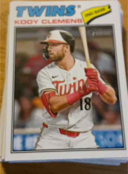 2026 Topps Heritage #321 Kody Clemens — front