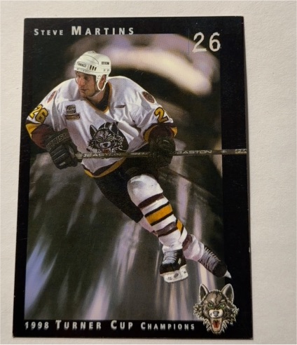 1998 Chicago Wolves #26 Steve Martins — front