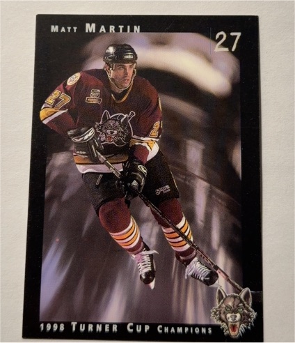 1998 Pro Set #27 Matt Martin — front