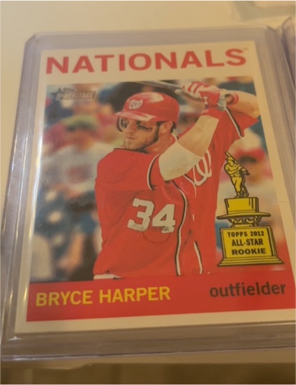 2013 Topps Heritage #440 Bryce Harper — front