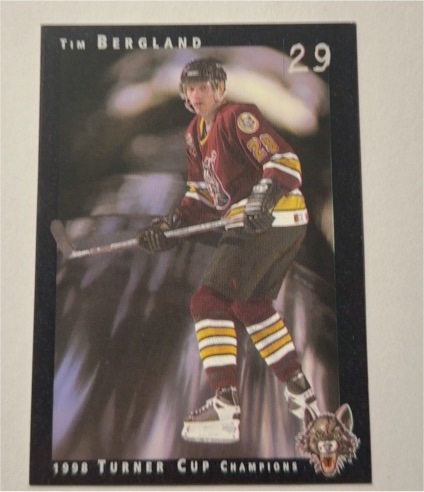 1991-92 Pro Set #409 Tim Bergland — front