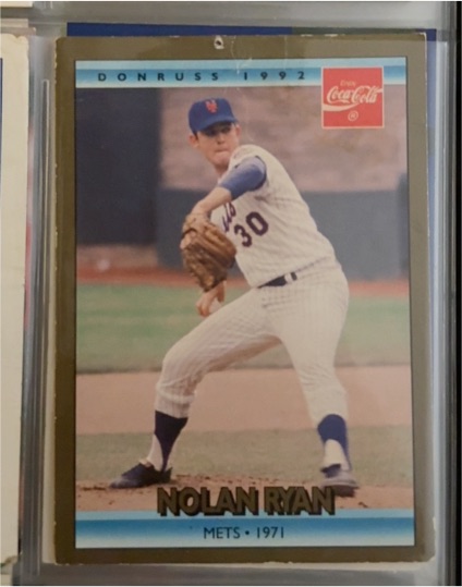 1992 Donruss Coca-Cola #5 Nolan Ryan — front