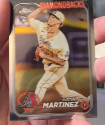 2024 Topps Chrome #159 Justin Martinez — front