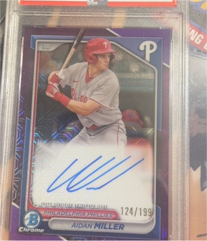 2024 Bowman Chrome #38 Aidan Miller — front