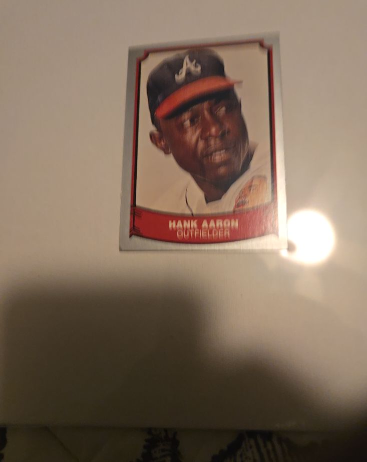 1988 Pacific Baseball Legends #1 Hank Aaron — front