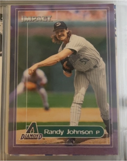 2000 Fleer Impact #34 Randy Johnson — front