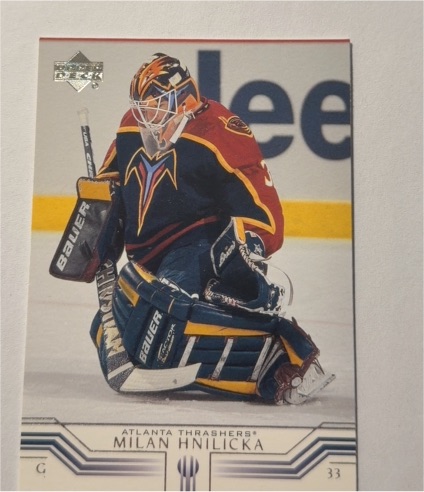 2001-02 Upper Deck #33 Milan Hnilicka — front