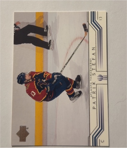2001-02 Upper Deck #9 Patrik Stefan Atlanta Thrashers — front