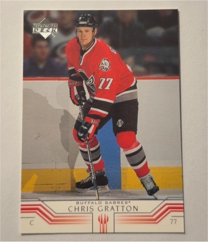 2001-02 Upper Deck #24 Chris Gratton — front
