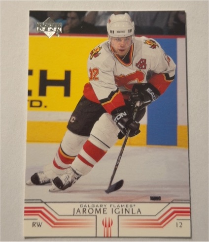 2001-02 Upper Deck #12 Jarome Iginla — front