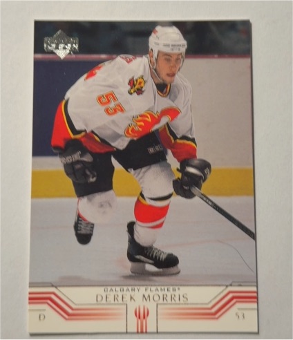 2001-02 Upper Deck #27 Derek Morris Calgary Flames — front