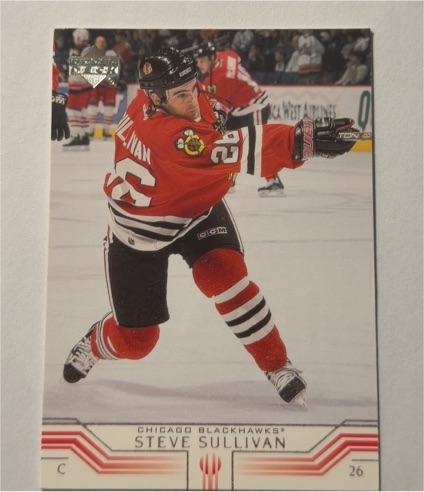 2000-01 Upper Deck #38 Steve Sullivan Chicago Blackhawks — front
